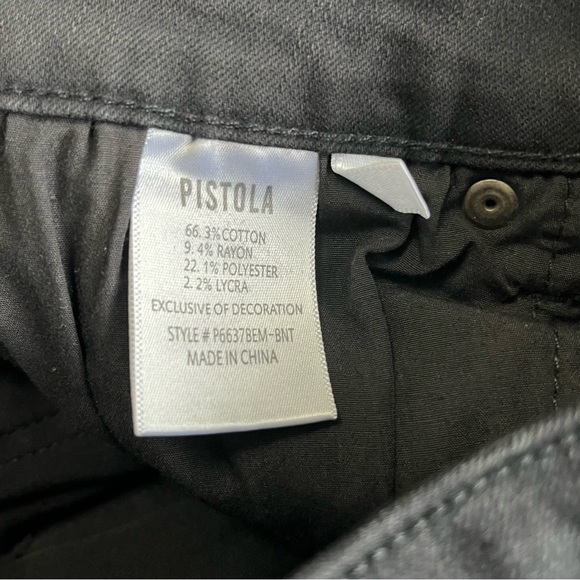 REVOLVE PISTOLA Audrey Berlin night Midrise Skinny denim Jeans raw hem size 25 - Picture 14 of 16